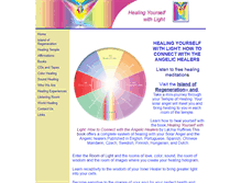 Tablet Screenshot of healingwithlight.org